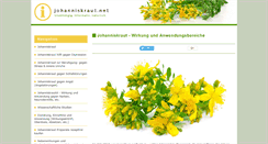 Desktop Screenshot of johanniskraut.net