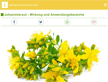 Tablet Screenshot of johanniskraut.net